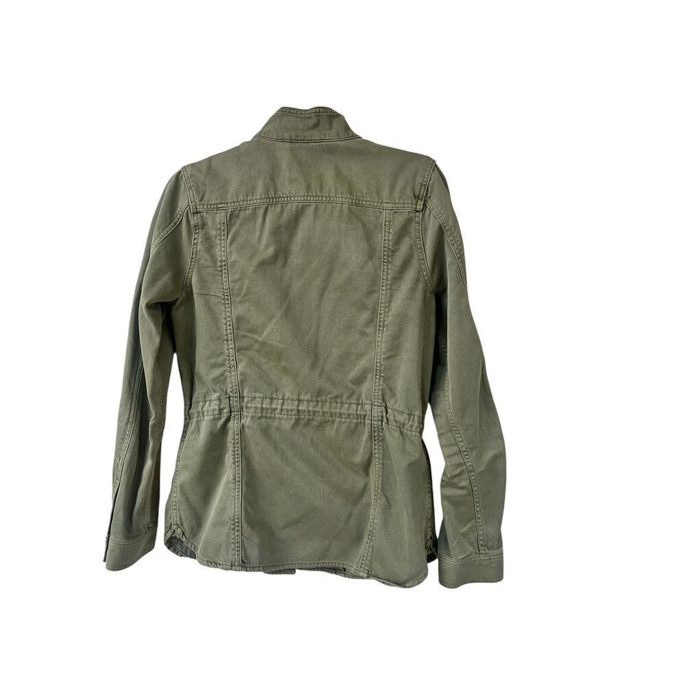 Lucky Brand army green 4 pocket jacket sz S - Picture 2 of 3